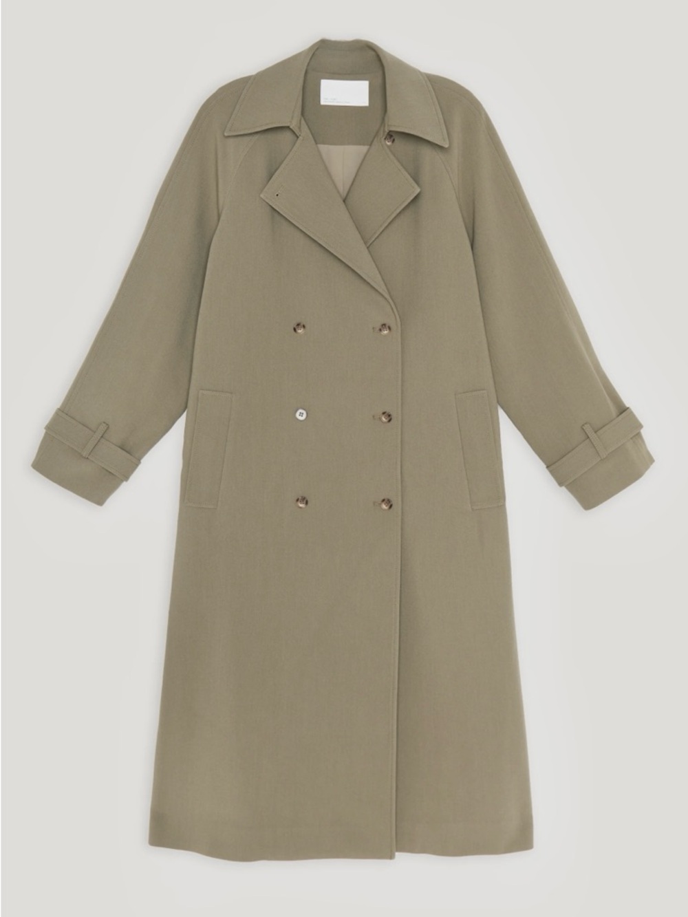 Oak + Fort oversized trench coat